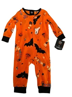 Hyde And Eek 6-9 Meses Bebé 1 Pieza Juego de Dormir Halloween Tema Naranja Foto 1 de 4
