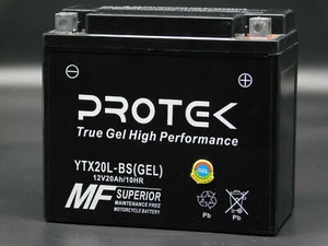YTX20L-BS YTX20HL-BS GYZ20L 12V GEL Battery For 2001-2008 Honda Gold Wing GL1800 - Picture 1 of 5