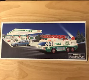 1996 HESS EMERGENCY TRUCK W/ REAL SOUNDS & LIGHTS Original Box NOS - Bild 1 von 6