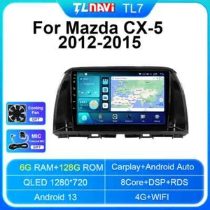 For Mazda CX5 2012-2015 Car Radio Multimedia Video Navi GPS Carplay Android Auto - Picture 1 of 13