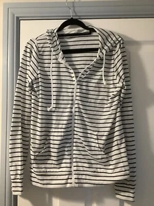 Light Weight Striped Zipped Hoody - Picture 1 of 4