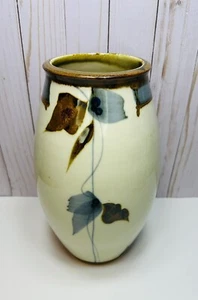 Artist Signed Large Vase Beautiful Brushwork By Sam Scott, Seattle Washington - Picture 1 of 16