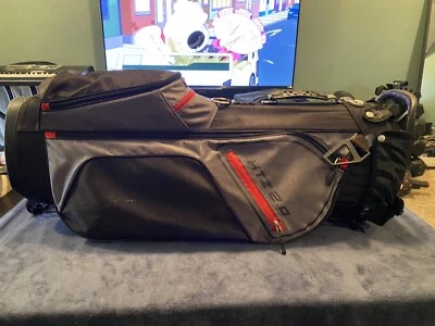 Hot-Z Golf HTZ 2.0 Stand Bag in Black & Red - Image 1 of 3