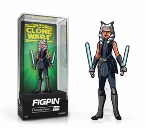 FiGPiN Star Wars Ashoka #520 Pin - New/Factory Sealed/Clone Wars/Locked 🐙 - Picture 1 of 10