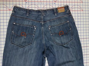 mens 38 jeans in women's