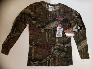 New Women’s Mossy Oak Brush Camo Long Sleeve Shirt Size Small T-shirt S  - Picture 1 of 4