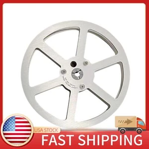 Aluminum 7" Silver Empty Take Up Reel to Reel for Pioneer 6 Hole Empty Tape Reel - Picture 1 of 3