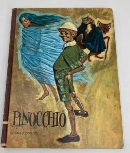 Vtg Pinocchio by Carlo Collodi 1968 Educator Classic Library-Staff Illustrated - Imagen 1 de 1