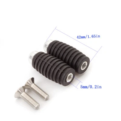 Dos clavijas de cambio de pie de pedal de freno de goma PROCNC para Ducati Kawasaki Suzuki Yamaha Foto 1 de 4