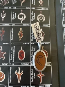 BICO Australia's Wave(el10)brown/silver Color  Living Natural Balance Pendant - Picture 1 of 2