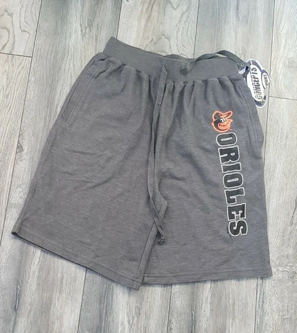 Baltimore Orioles Men's Shorts Lounge Logo Gray small New! Cover