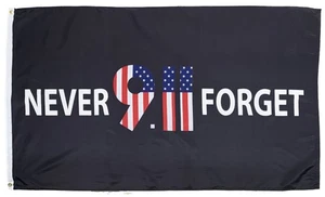 911 Never Forget 3x5 Flag - Picture 1 of 1