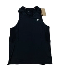 NEW Nike Trail Solar Chase Dri-Fit ADV Tank Top Shirt Black Mens Sz M HJ4168-010 - Picture 1 of 7