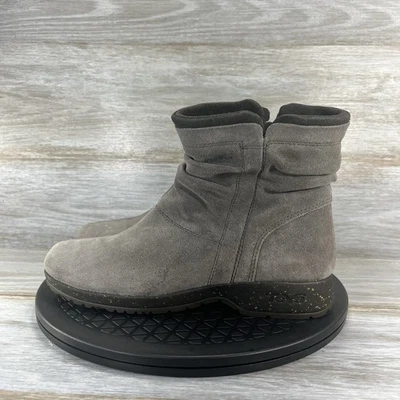 Botas femininas Teva Capistrano camurça arma fumaça zíper lateral tornozelo tamanho 8.5 - Imagem 1 de 4