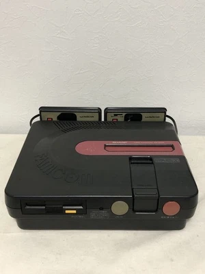 Consola Sharp Twin Famicom Negra AN-500B Probada Japón Foto 1 de 4