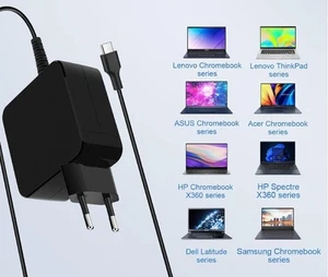 Zasilacz / ładowarka USB-C 65W do notebooka / laptopa / telefonu komórkowego - Zdjęcie 1 z 2