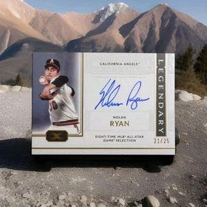 Nolan Ryan LEGENDARY AUTO /25 Angels 2024 Topps Definitive MLB Baseball - Picture 1 of 3