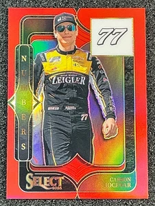 2025 Select Racing Carson Hocevar Red Prizm Numbers SP /99 - Picture 1 of 2
