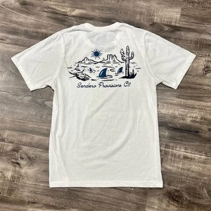 Sendero Provisions Co. Unisex Graphic Tee White Adventure Theme xs - Picture 1 of 5