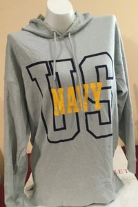 VICTORIA SECRET COLLEGIATE COLLECTION US NAVY LOGO JERSEY SUDADERA XS NWT F3632 - Imagen 1 de 2