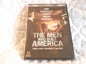 THE MEN WHO BUILT AMERICA 3-DISC DVD NEW WS HISTORY DOCUMENTARY FORD ROCKEFELLER - Picture 1 of 4