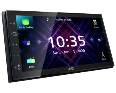 JVC KW-M565DBT Doppel-DIN MP3-Autoradio Touchscreen DAB Bluetooth USB CarPlay - Bild 1 von 4