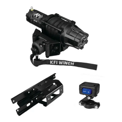 5000 lb KFI Assault Winch Combo Kit (M8) For 2008 Polaris Sportsman 700 X2 — 第 1/4 张图片