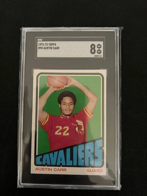 1972-73 Topps Basketball Austin Carr #90 SGC 8 Cavaliers 🔥🏀 - Image 1 of 2