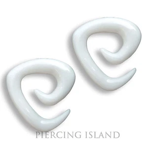 1,5mm Paar Ohrringe Spiralen Horn Bone Piercing Style Earrings 124 - Bild 1 von 1
