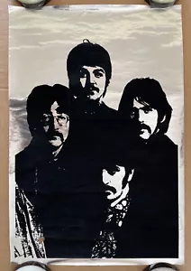 The Beatles Schwarzlicht Poster Original Vintage Pin-Up Mylar Silver Psychedelic - Bild 1 von 10