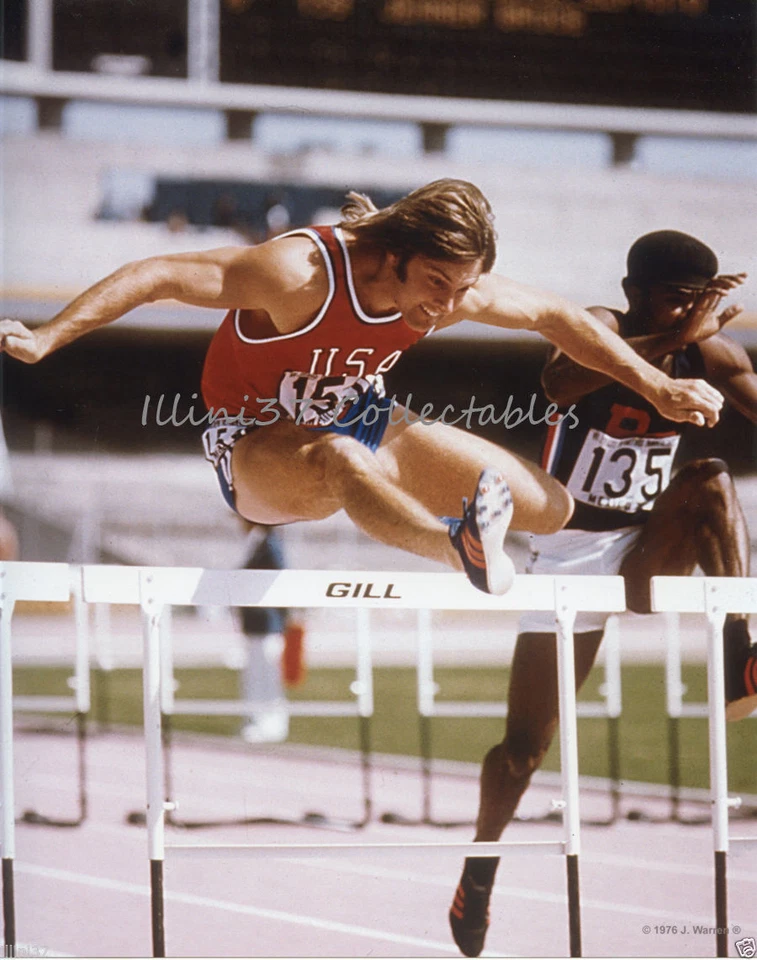 BRUCE JENNER 1976 MONTREAL OLYMPIC DECATHLON USA TRACK AND FIELD 8X10 PHOTO - Image 1 of 1