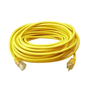 25 ft 12/3 SJTW Heavy Duty Outdoor Extension Cord light indicator waterproof - Picture 1 of 5