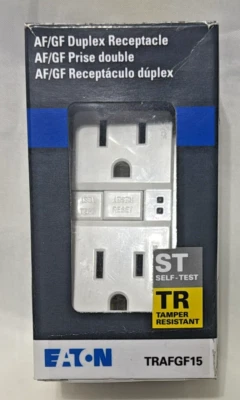 Eaton AF|GF Duplex New Receptacle  TRAFGF15 - Image 1 of 3