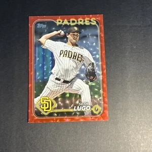 Seth Lugo 2024 Topps Series 1 Red Foilboard #'d/199 San Diego Padres - Picture 1 of 2