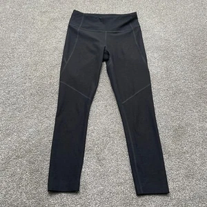 Outdoor Voices Leggings Adult Small Black Crop Mid Rise Yoga Running Ladies - Picture 1 of 8