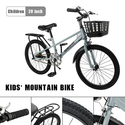 20 inches Teenager Children's Bicycle Kid's Bike Boys and Girls with Basket - Image 1 of 4
