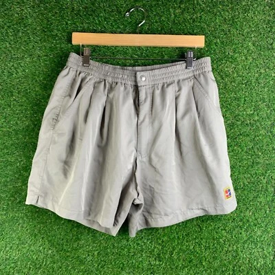 FLAW* Vintage Nike Challenger Court Tennis Chino Shorts L white tag - Image 1 of 4