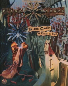 IN THE CAGE A GUIDE TO SIGIL w/MAP VF! Vintage Planescape D&D Dungeons Dragons - Picture 1 of 3