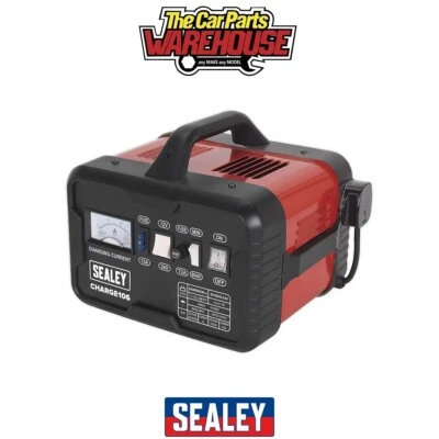 Sealey CHARGE106 12/24V Battery Charger 8A 230V - Image 1 of 4