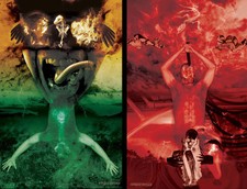 JUDGEHYDROGEN Surrealistic 2 Print Lot hr giger dali inspired 11 x 17 poster 