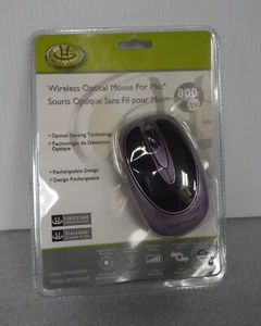 Gear Head Wireless Optical Mouse For Mac 800 dpi OM5500WR Purple NOS - Picture 1 of 2