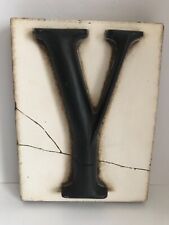 Sid Dickens Memory Block Scribe Letter Y Tile No: SC-Y Retired See Pics!