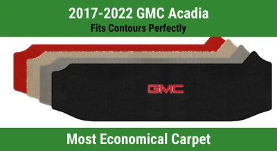 Lloyd Velourtex Small Cargo Carpet Mat for 2017-2022 GMC Acadia w/Red GMC 1 Logo - Image 1 of 4