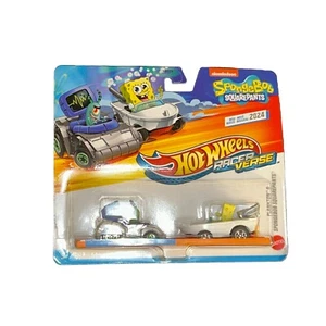 Hot Wheels RacerVerse Mix HRT85 2-Pack PLANKTON & SPONGEBOB SQUAREPANTS - Picture 1 of 1