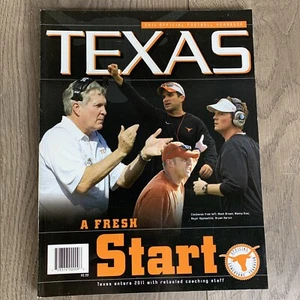 2011 Official Texas Football Yearbook UT Longhorns - A Fresh Start - Picture 1 of 9