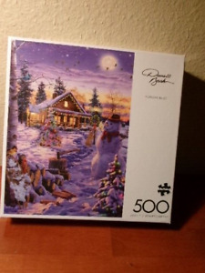 Holiday Bliss (Art by Darrell Bush) 500 Piece Jigsaw Puzzle