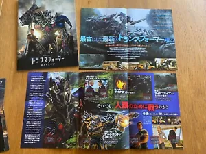 TRANSFORMERS ERA DE LA EXTINCIÓN Japón programa/volante x2 Nicola PELTZ Mark WAHLBERG - Imagen 1 de 16