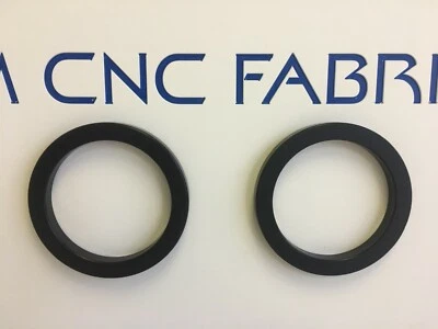 TRIMMED OUT JL Audio Speaker M & MX Series 770 spacer mounting rings Black Starboard 1/2