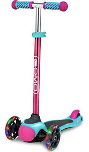 GOMO Kids Scooter 2-5 Years Old Adjustable Height Kick Scooter 3 Wheel Toddle...