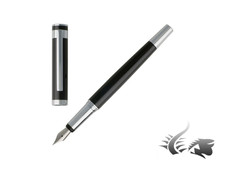 Pluma Estilográfica Hugo Boss Caption Classic, Cobre y Zinc, Negro